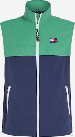 Tommy Jeans - Chaleco 'Chicago' en verde: frente