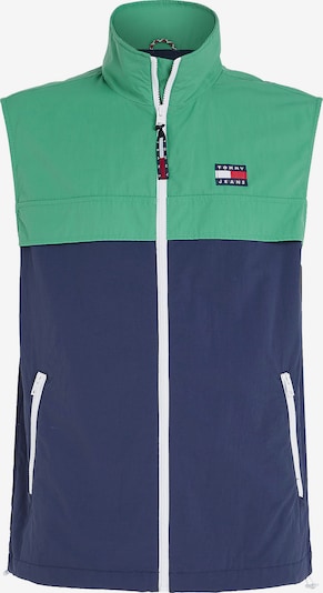 Tommy Jeans Prsluk 'Chicago' u tamno plava / travnato zelena / crvena / bijela, Pregled proizvoda