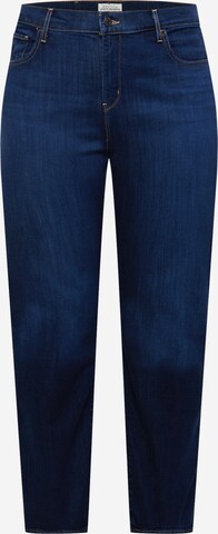 Levi's® Plus Jeans '724™ High Rise Straight' in Blauw: voorkant