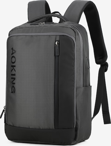 Aoking Backpack in Grey: front