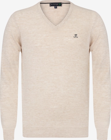 Pullover 'Erky' di Sir Raymond Tailor in beige: frontale