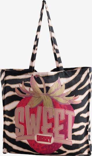 Next Ostoskassi värissä vaaleanpunainen / pastellinpinkki / musta / valkoinen, Tuotenäkymä