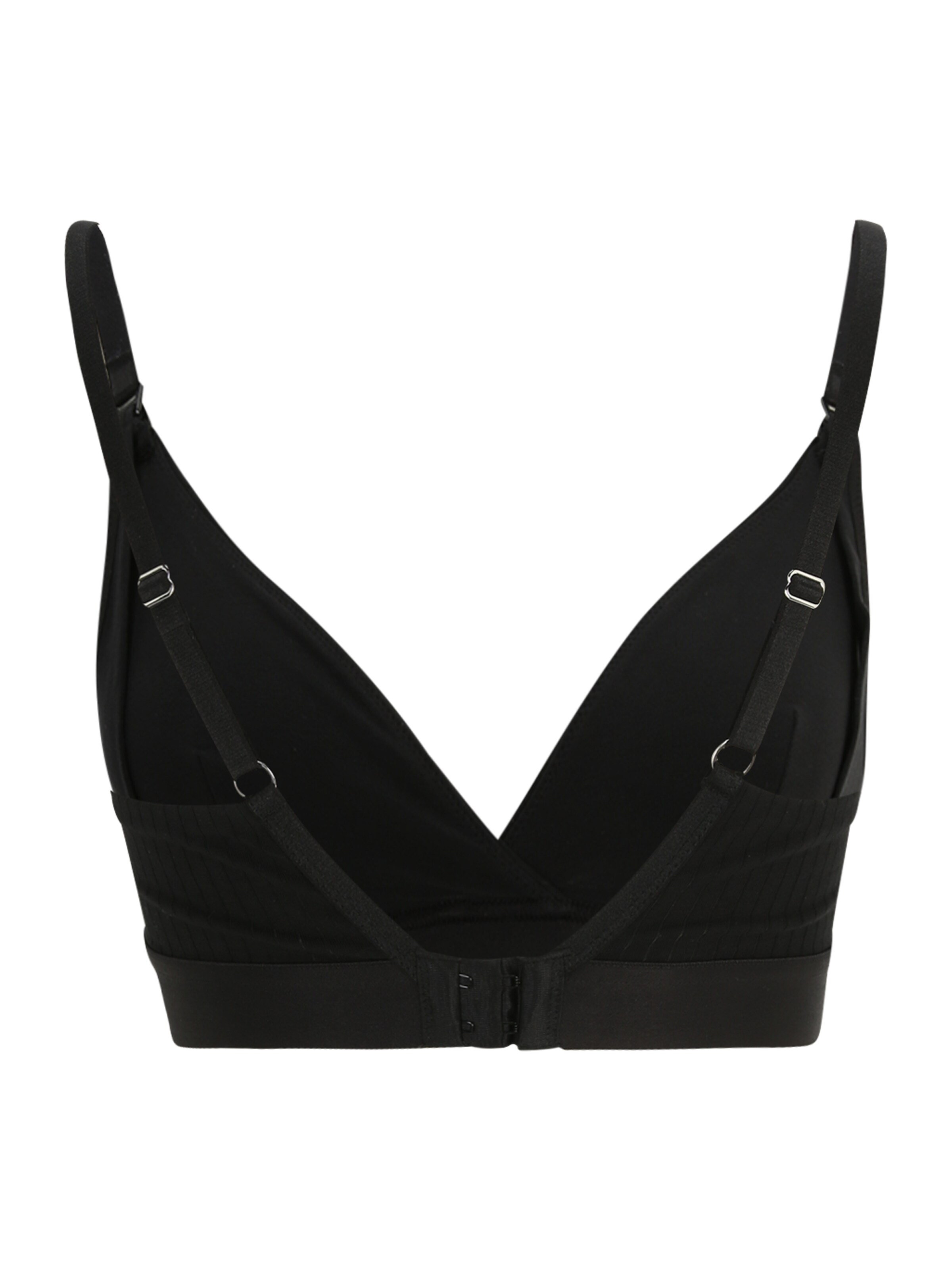 Lindex Maternity Trikotni nedrčki Nedrček za doječe mamice 'Vera' | črna barva