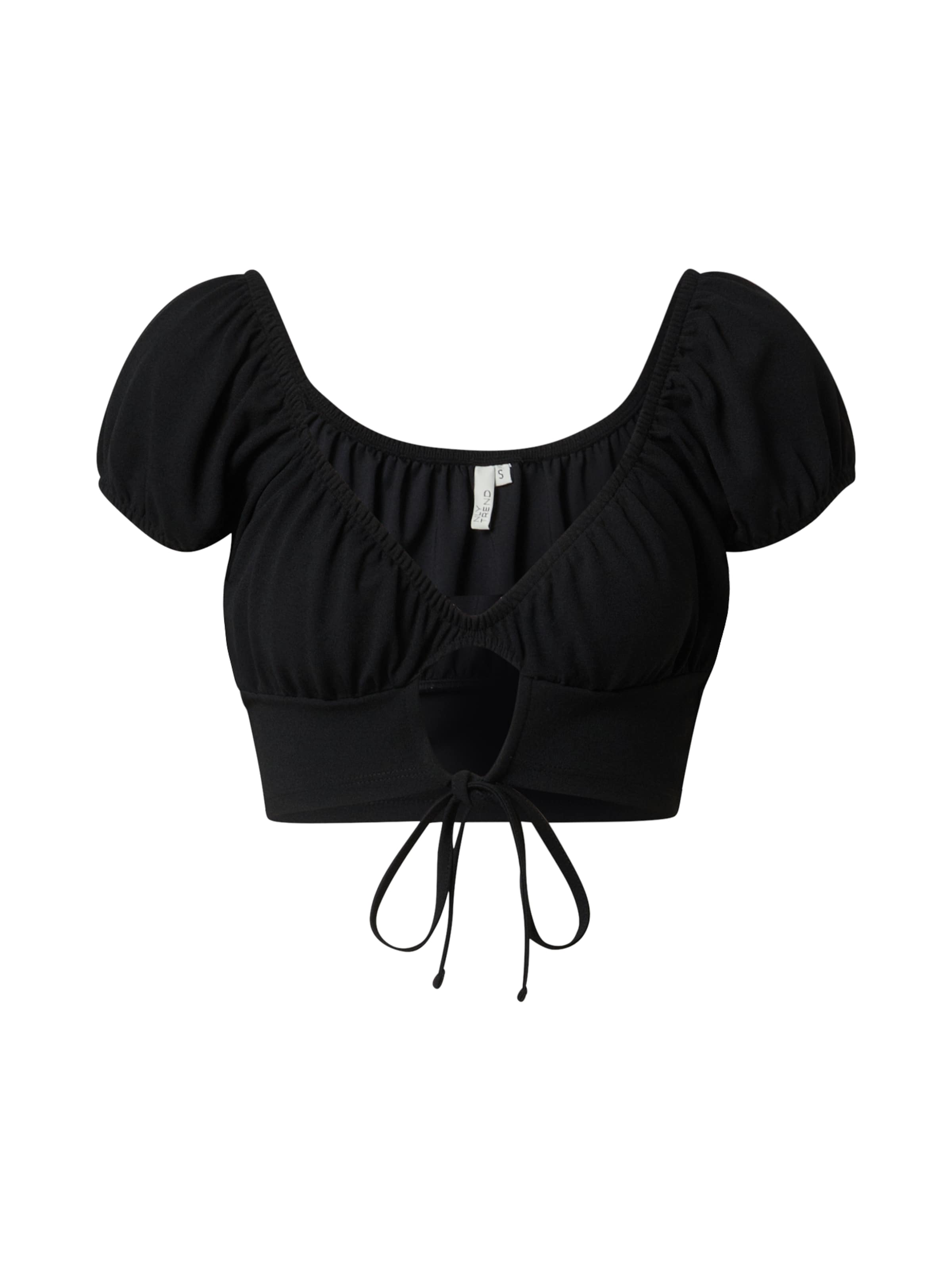 NLY by Nelly Blúz - fekete: elől