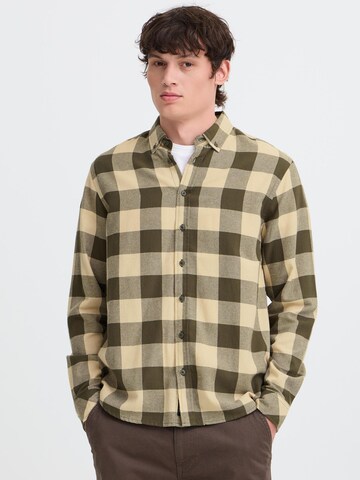 BLEND Regular Fit Hemd 'BHBUSTER' in Grün