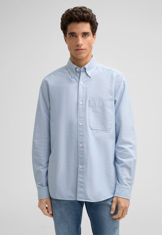 STRELLSON Regular fit Button Up Shirt 'Nero' in Blue: front