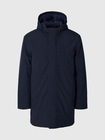 Veste fonctionnelle 'SLMFranklin' SELECTED en bleu : devant