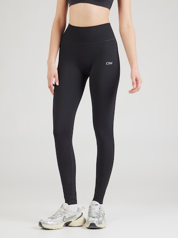 Skinny Pantalon de sport 'Define' ICANIWILL en noir : devant