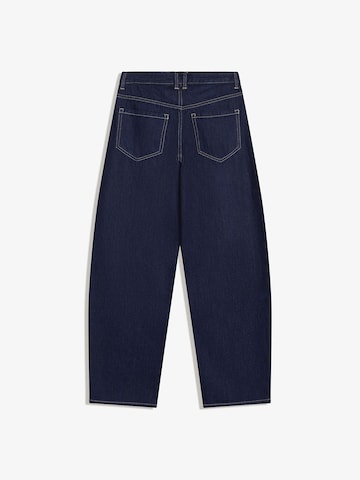 Bershka Tønde Jeans i blå