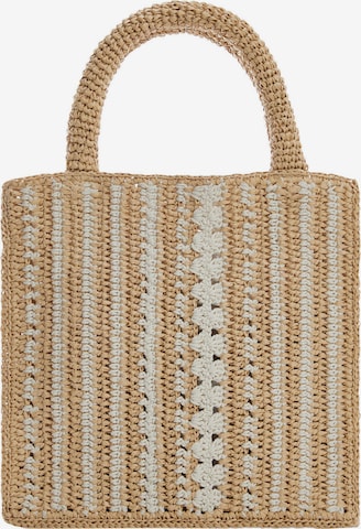 MANGO Handtas 'Granny' in Beige: voorkant