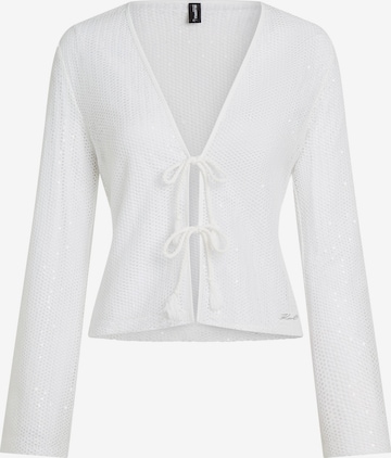 smėlio Karl Lagerfeld Kardiganas: priekis