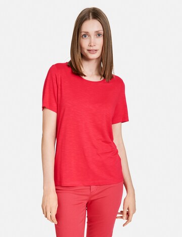 TAIFUN Μπλουζάκι σε κόκκινο: μπροστά