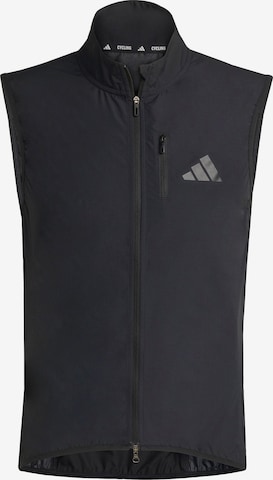 ADIDAS PERFORMANCE - Chaleco deportivo 'Essentials' en negro: frente