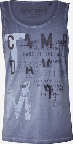 mėlyna CAMP DAVID Marškinėliai: priekis