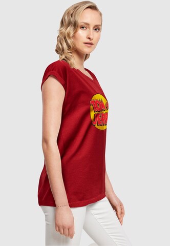 T-shirt 'Tom and Jerry - Circle' ABSOLUTE CULT en rouge