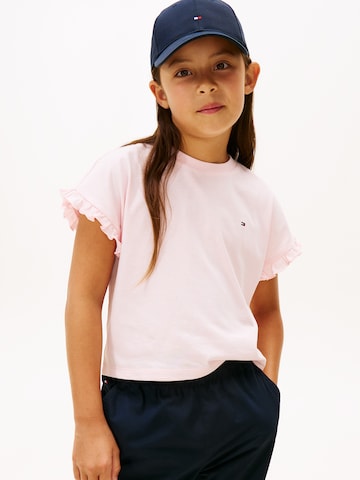 TOMMY HILFIGER Bluser & t-shirts 'ESSENTIAL' i pink: forside