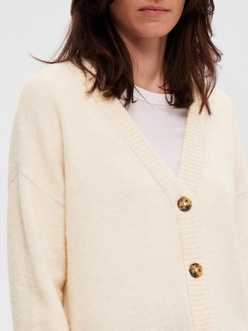 SELECTED FEMME Knit cardigan 'MALINE' in Pink