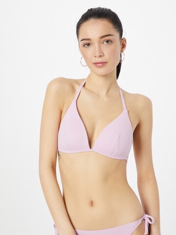 ESPRIT Triangel Bikinitop in Lila: voorkant