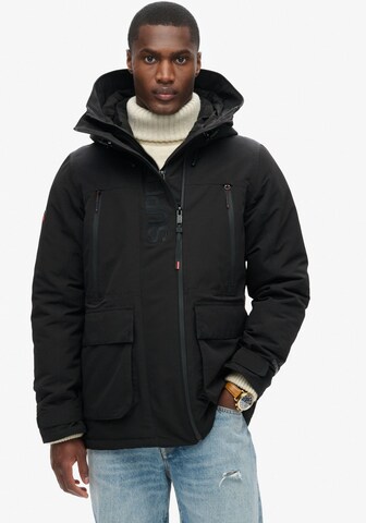 Veste d’hiver Superdry en noir : devant