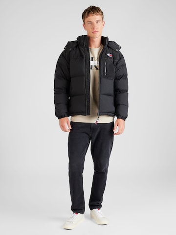 Tommy Jeans Zimní bunda 'Alaska' – černá