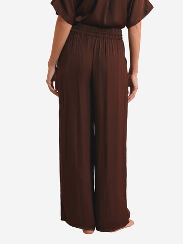 Pantalon de pyjama 'Cheeta' ETAM en marron