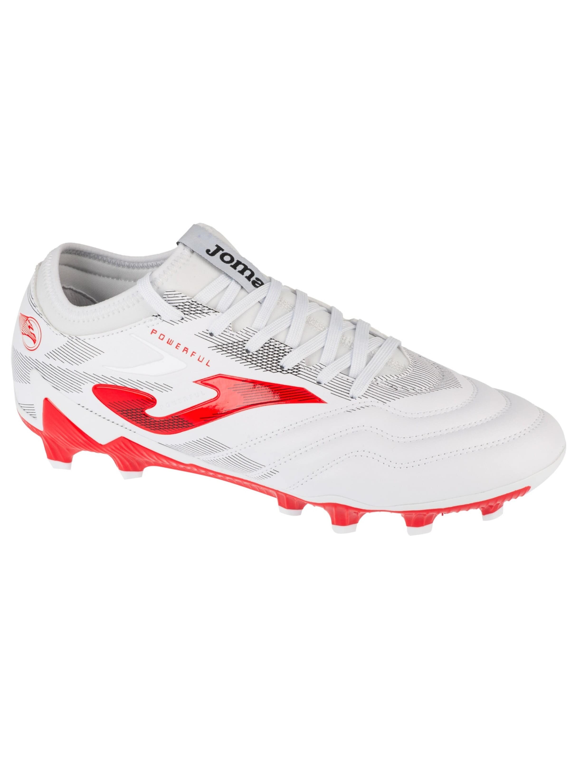 JOMA Soccer shoe 'Joma Powerful 25 POWS FG' in White: front