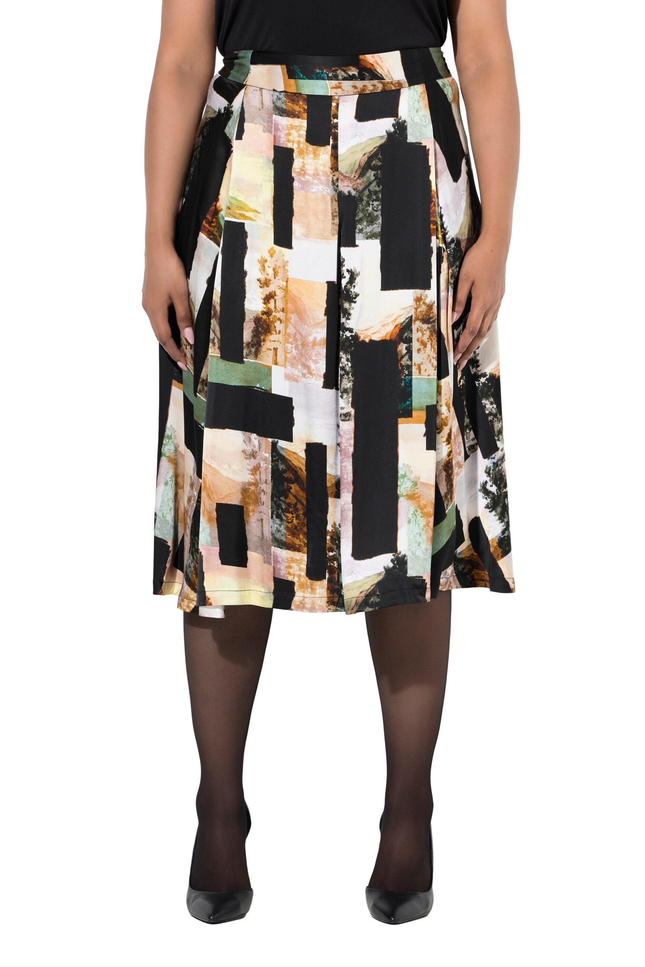 Ulla Popken Rok in Gemengde kleuren: voorkant