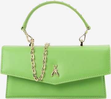 PATRIZIA PEPE Дамска чанта в зелено: отпред