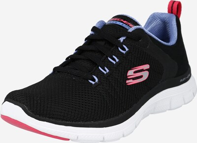 SKECHERS Nizke superge | golobje modra / svetlo rdeča / črna barva, Prikaz izdelka