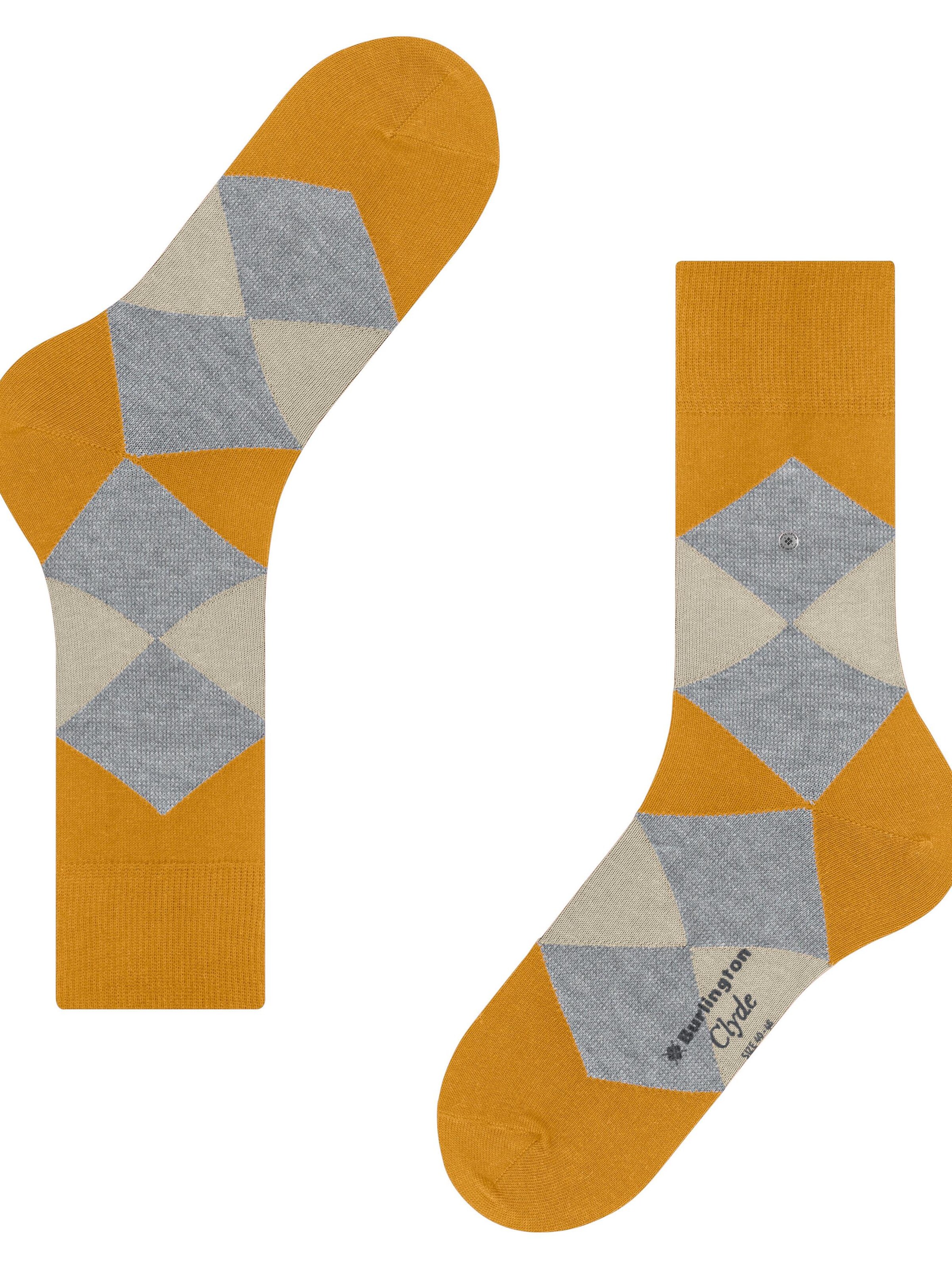 BURLINGTON Socks 'Clyde' in Yellow