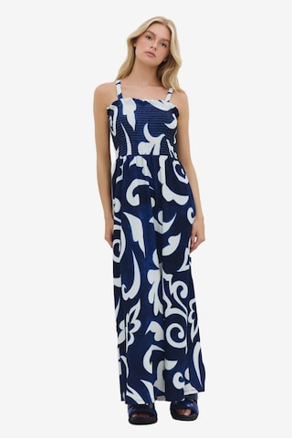 No Matter What Dress in Blue: front