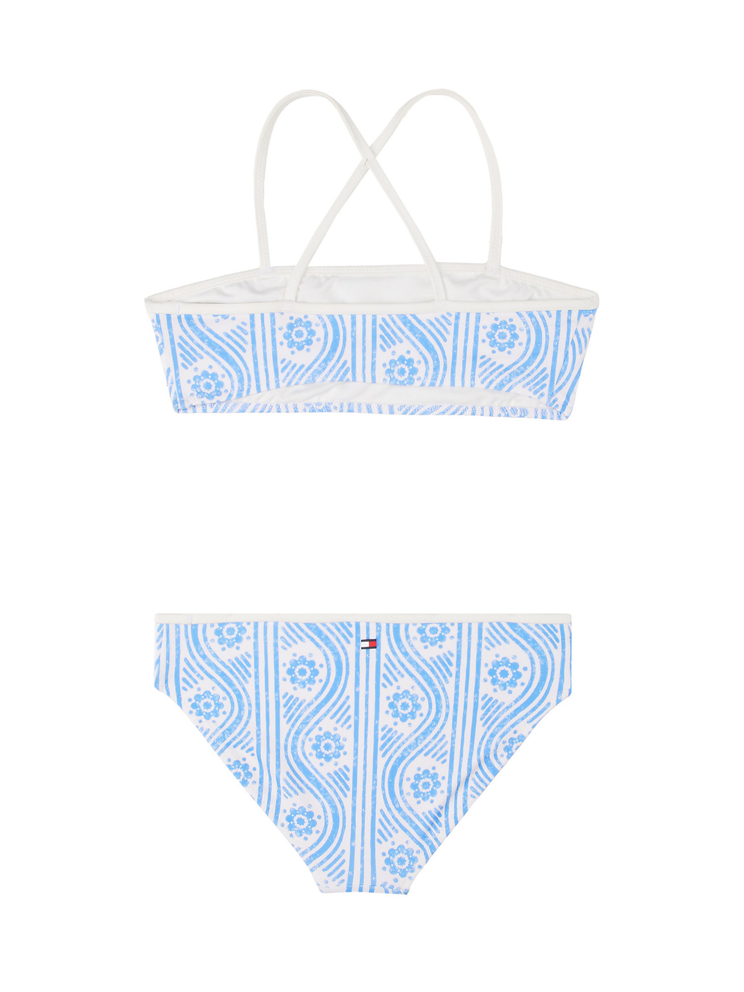 TOMMY HILFIGER Bustier Bikini in Blau
