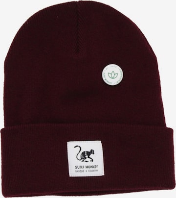 Surf Monkey - Gorra en rojo: frente
