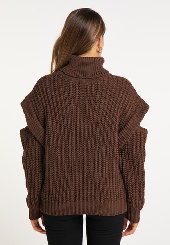 faina Pullover in Braun