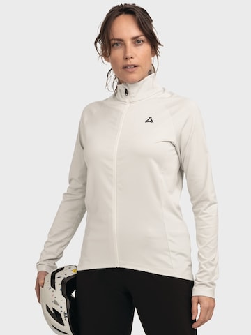 Schöffel Gebreid sportvest 'Kubena' in Beige: voorkant