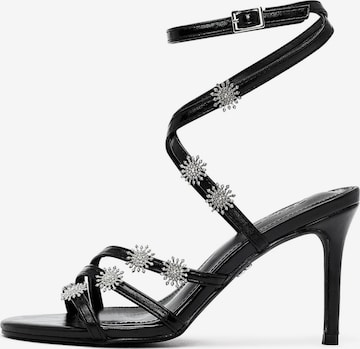 Derimod Sandaal in Zwart: voorkant