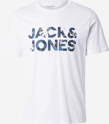 JACK & JONES T-Shirt 'JJEBryan' in Weiß: Vorderseite