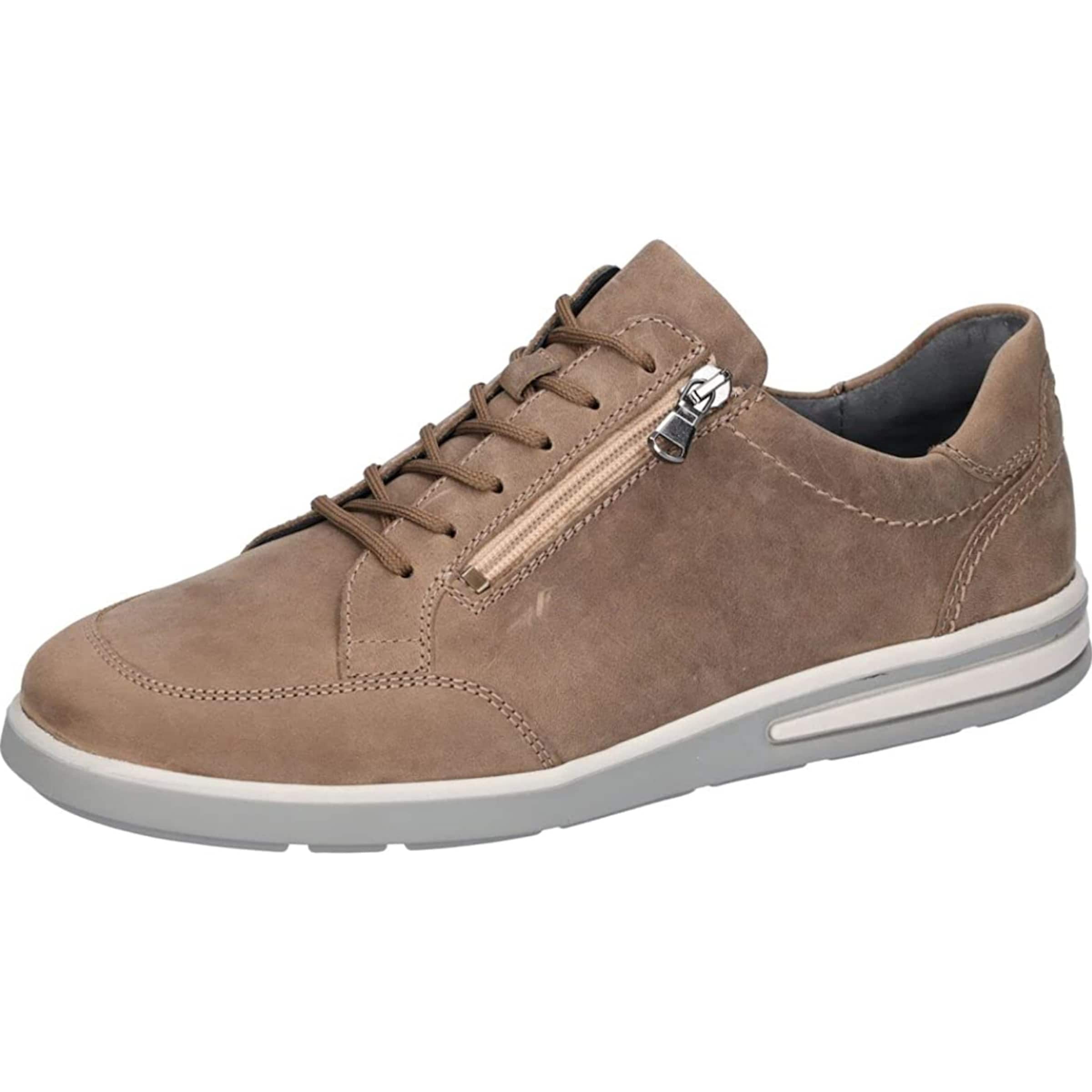 WALDLÄUFER Athletic lace-up shoe in Brown: front