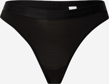 Tanga de la Tommy Hilfiger Underwear pe negru: față