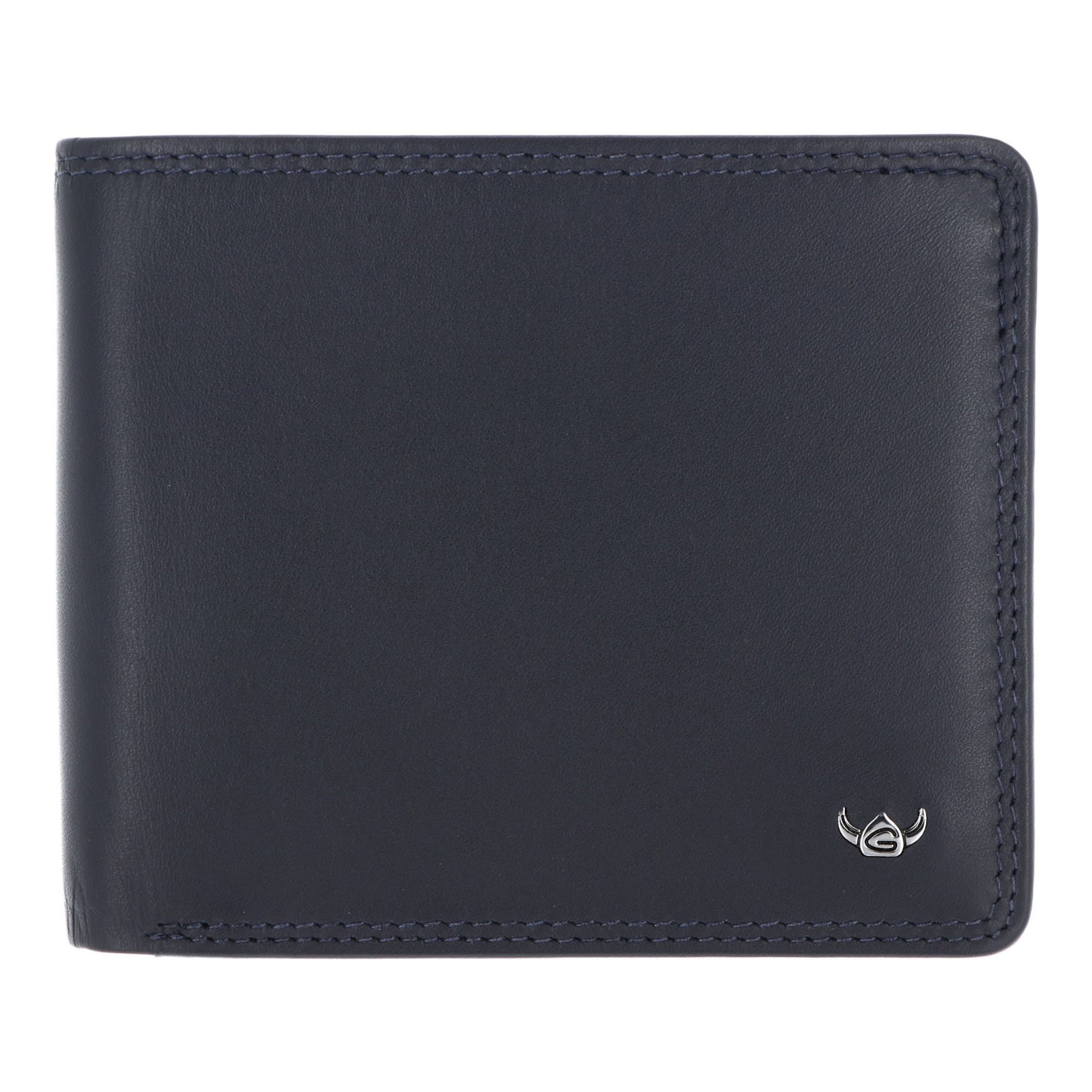 Porte-monnaies 'Polo' GOLDEN HEAD en bleu : devant