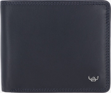 Porte-monnaies 'Polo' GOLDEN HEAD en bleu : devant