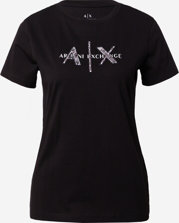 ARMANI EXCHANGE T-Shirt in Schwarz: predná strana