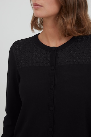 Fransa Knit Cardigan 'FRDEDINA 3' in Black