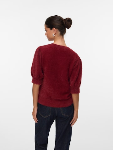 VERO MODA Sweater 'VMALINA' in Brown