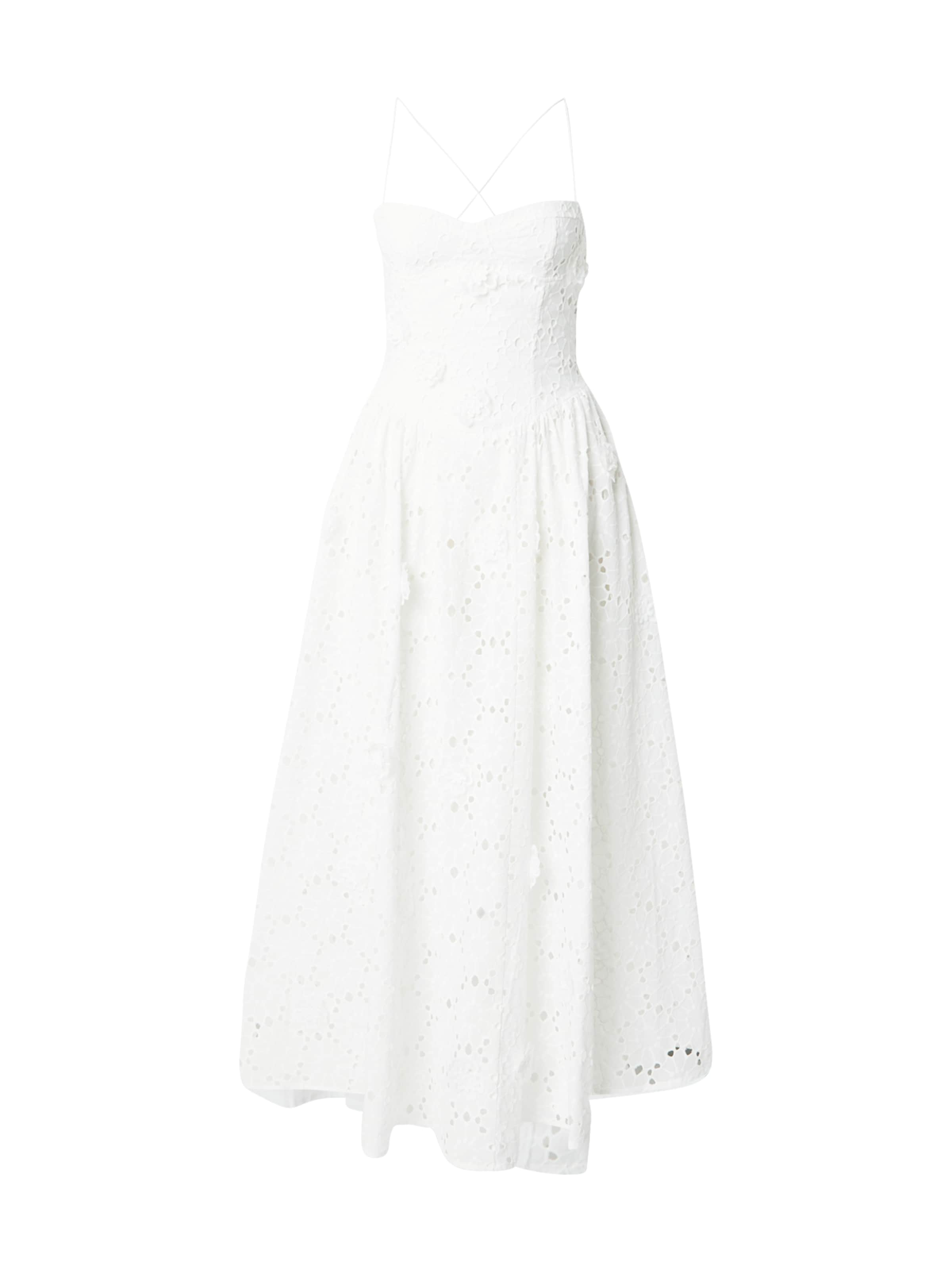 Bardot Лятна рокля в бяло: отпред