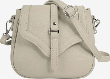Cluty Crossbody Bag in Beige: front