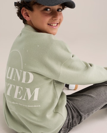 WE Fashion Sweatshirt in Groen