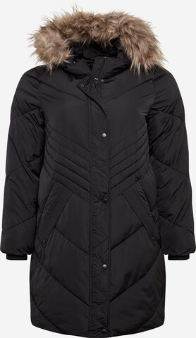 Manteau d’hiver 'Victoria' Zizzi en noir : devant