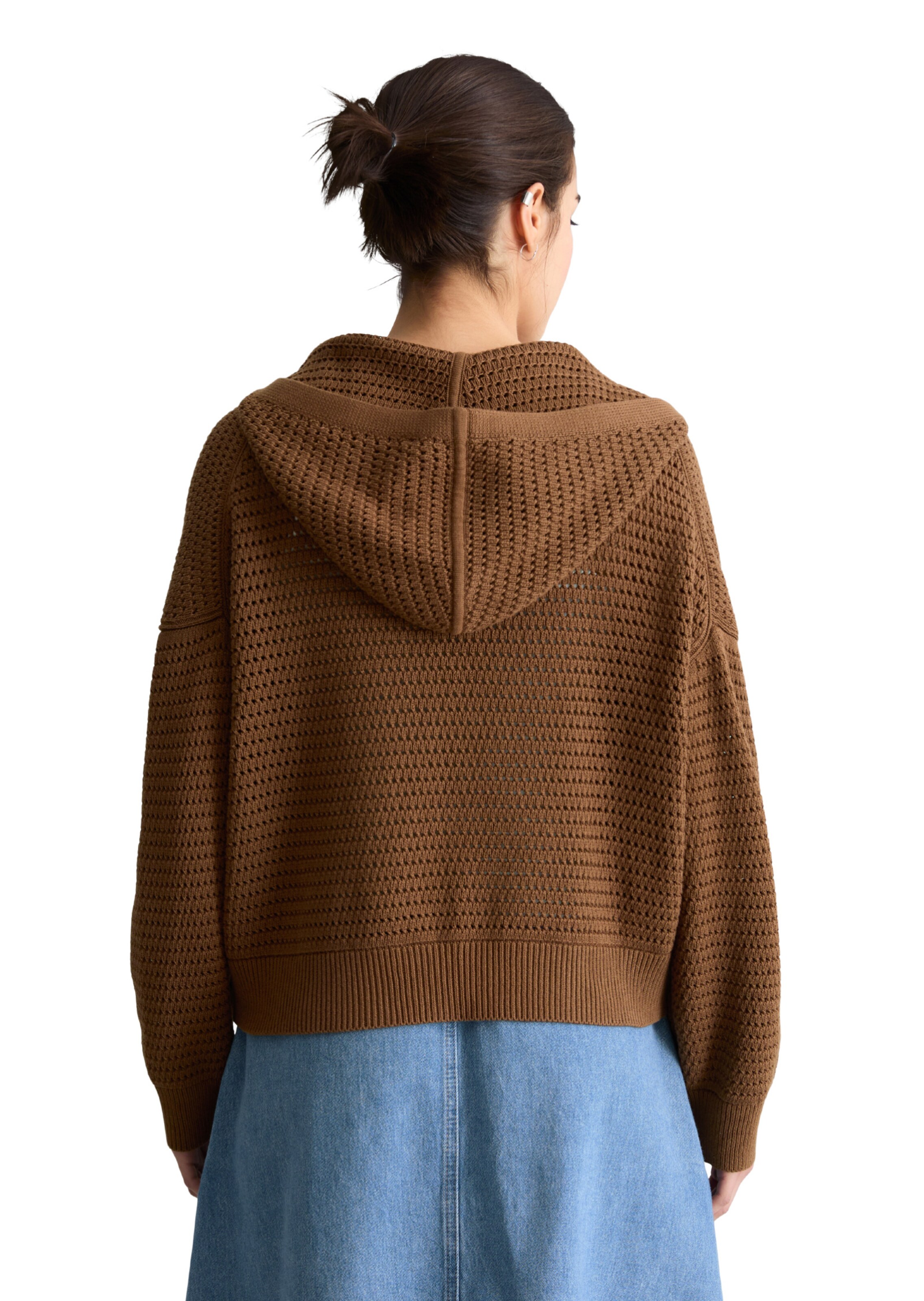 Marc O'Polo DENIM Strickjacke in Braun