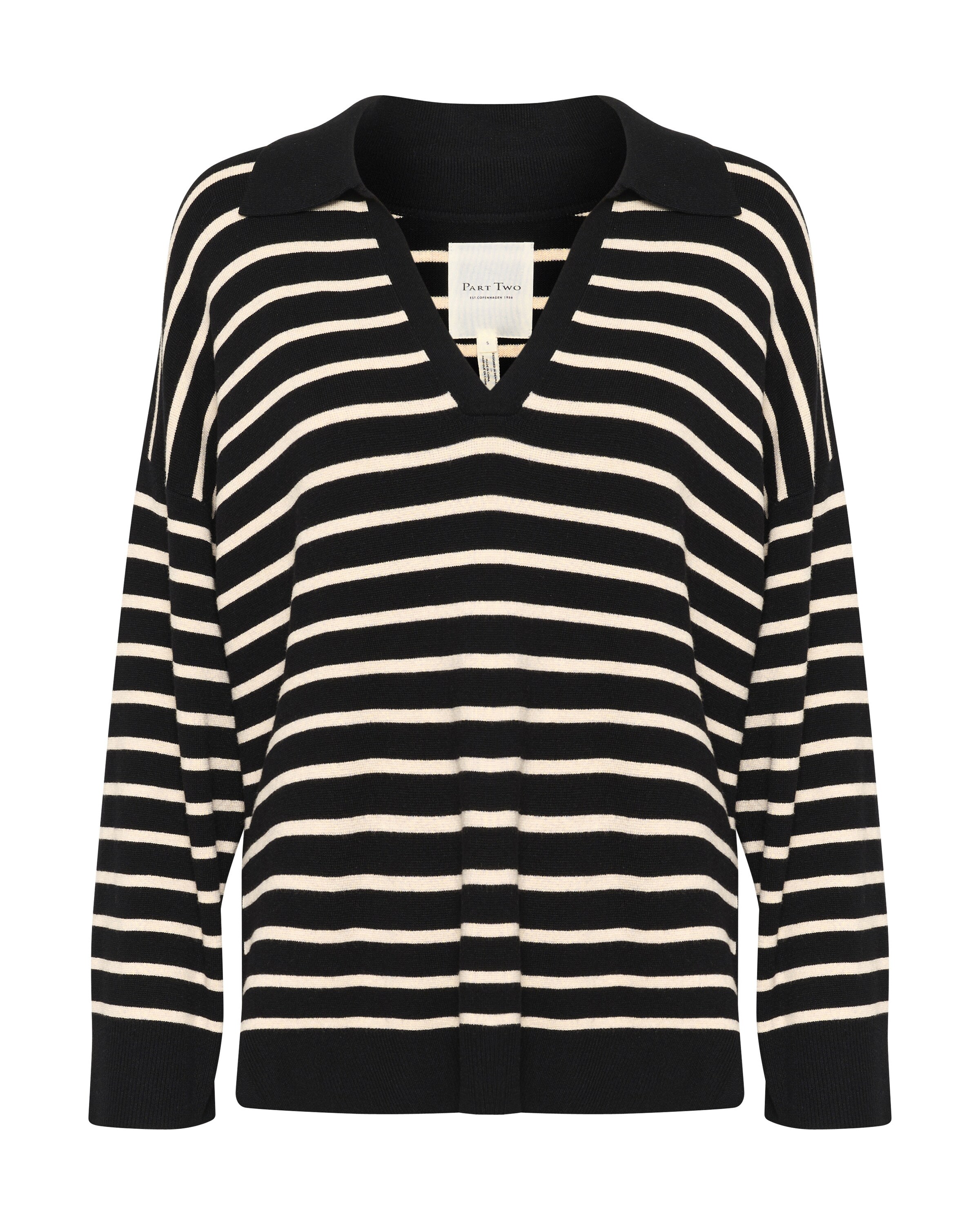 Part Two Pullover 'Natara' i sort: forside